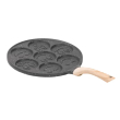 Сковорода смайл Ø 26.5 (см) на 7 секцій для панкейків сіра HP39584C - фото №2