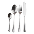 Набір столових приборів із нержавіючої сталі на 6 персон 24 штуки столовий набір Хром HP96914 - фото №2