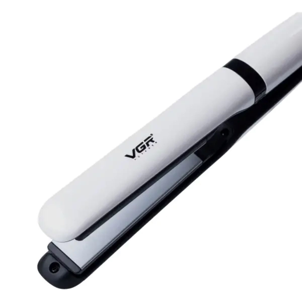 Випрямляч для волосся VGR V-512 з керамічними пластинами, білий - фото №4
