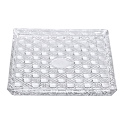 Блюдо для закусок Lirmartur скляне 24,5*20,5*2 см HP-YH-38