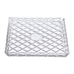 Блюдо для закусок Lirmartur скляне 24,5*20,5*2 см HP-YH-39