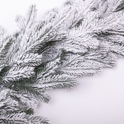 Хвойна лита гірлянда 2 м засніжені гілки ялинки TD-BRNCHSN2 - фото