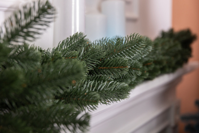 Хвойна лита гірлянда 2 м зелена гілки ялинки TD-BRNCHGR2 - фото