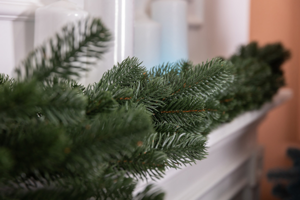 Хвойна лита гірлянда 2 м зелена гілки ялинки TD-BRNCHGR2 - фото №2