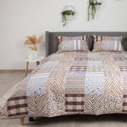 Покривало ТЕП "PROVENCE" 2 наволочки 50*70 см Сафарі, 150x210