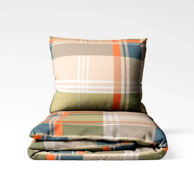 Комплект постільної білизни "ТЕП" Beige Plaid, двоспальна - фото