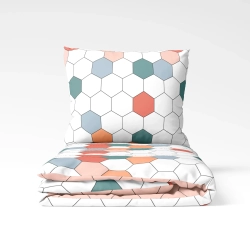 Постільна білизна "ТЕП" Барвисті соти, 70x70, євро