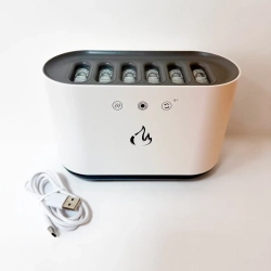 Зволожувач повітря з підсвічуванням “Harmony Mist” 900 ml, білий, Декор