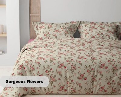 Комплект постільної білизни "ТЕП" GORGEOUS FLOWERS, полуторна - фото