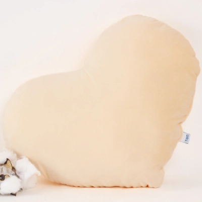 Подушка декоративна ТЕП "HEARTS" персикова, 35x40 - фото