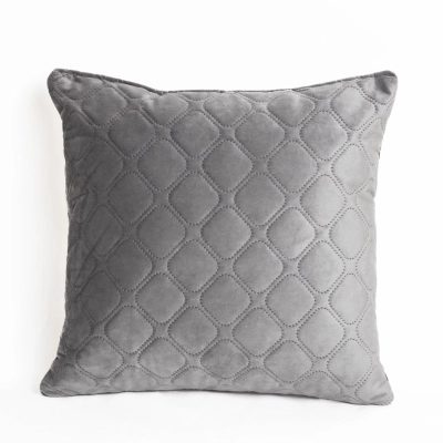 Подушка декоративна "VELURE" Dark Grey, 40x40 - фото