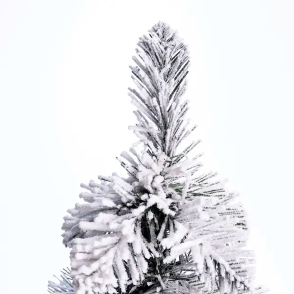 Штучна міні ялинка "Снігова королева" засніжена на пластиковій підставці 40 см SOK-M-05-1 - фото №7