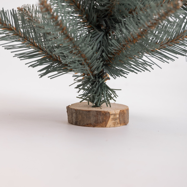 Штучна новорічна міні ялинка «Полонинська» блакитна 45 см SOK-M-03-1-2 - фото №2