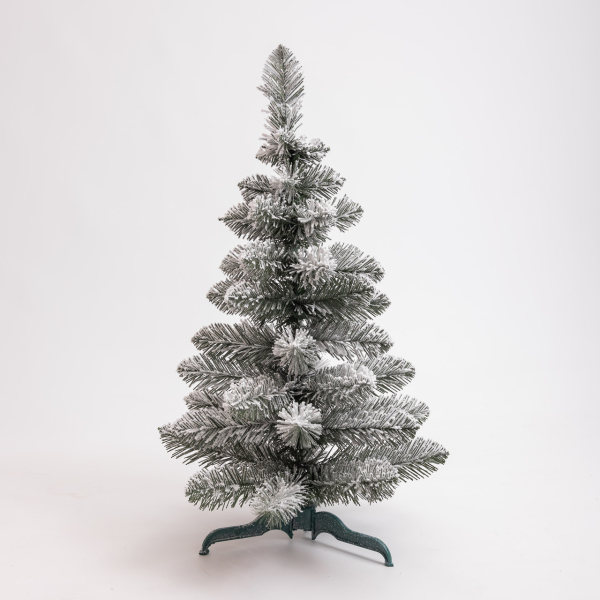 Штучна новорічна міні ялинка «Полонинська» зимова 60 см SOK-M-04-3 - фото №4