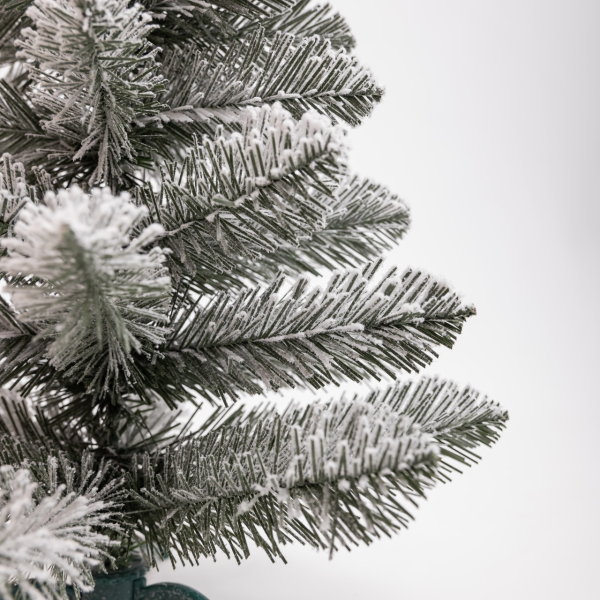 Штучна новорічна міні ялинка «Полонинська» зимова 60 см SOK-M-04-3 - фото №6