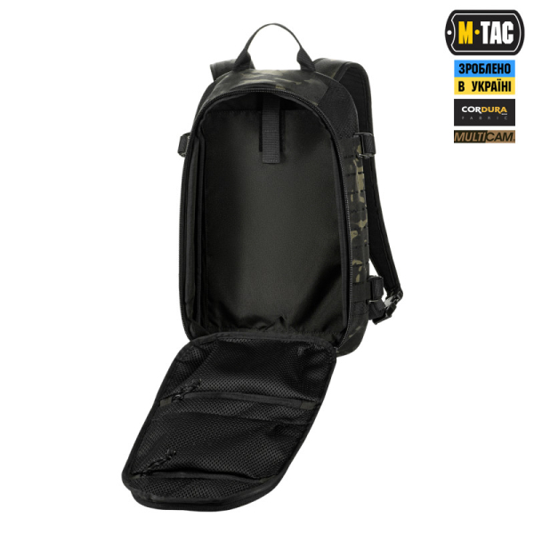 M-Tac рюкзак Sturm з ергономічними лямками Elite Gen.II Multicam Black - фото №2