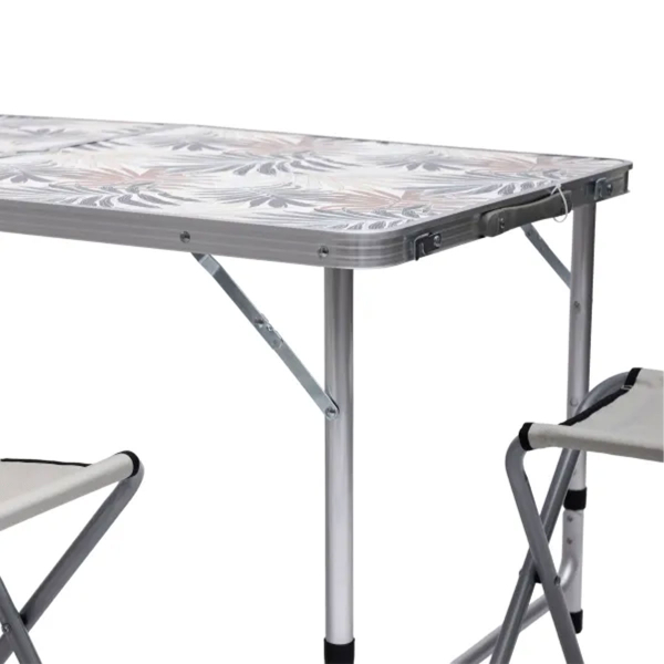 Набір складної меблів для кемпінгу стіл + 4 стільці набір меблів для пікніка туристичний JY-12060PL - фото №3