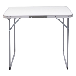 Стіл для пікніка розкладний 75×55×65 (см) Білий Lugi JY-7555W