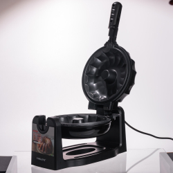 Кексниця електрична 1800 Вт з антипригарним покриттям 37×17×18 (см) Чорна SK-BBQ-837