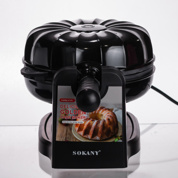 Кексниця електрична 1800 Вт з антипригарним покриттям 37×17×18 (см) Чорна SK-BBQ-837 - фото №5