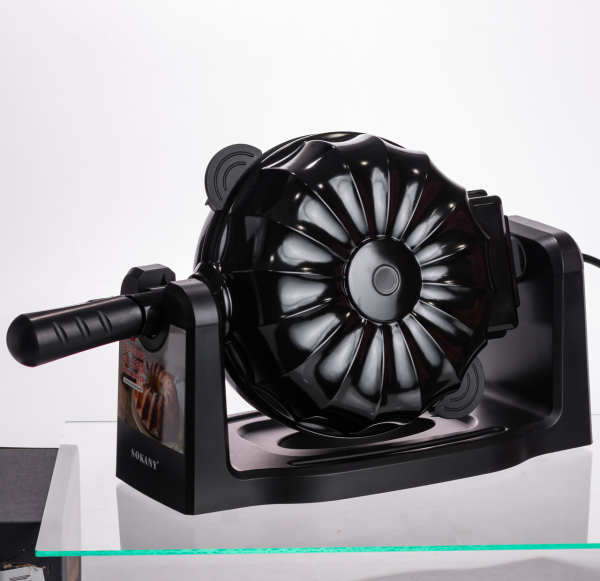 Кексниця електрична 1800 Вт з антипригарним покриттям 37×17×18 (см) Чорна SK-BBQ-837 - фото №8