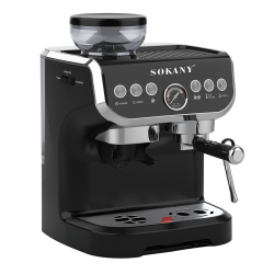 Еспресо-машина rапучинатор із кавомолкою gрофесійна електрична еспресо-машина Sokany 2 л SK-6866