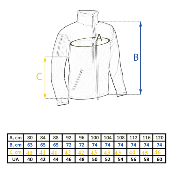 Флісова кофта Vik-Tailor GEN II - BLack, Black - фото №6