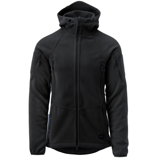 Флісова кофта Helikon Patriot Mk2 Hybrid Fleece - Black - фото №4
