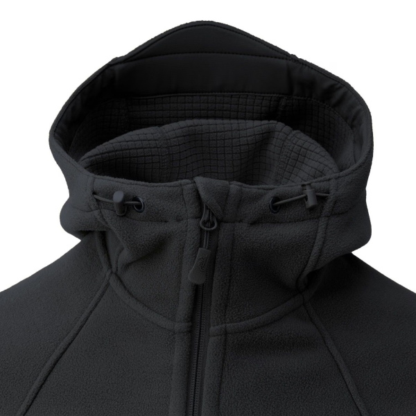 Флісова кофта Helikon Patriot Mk2 Hybrid Fleece - Black - фото №7