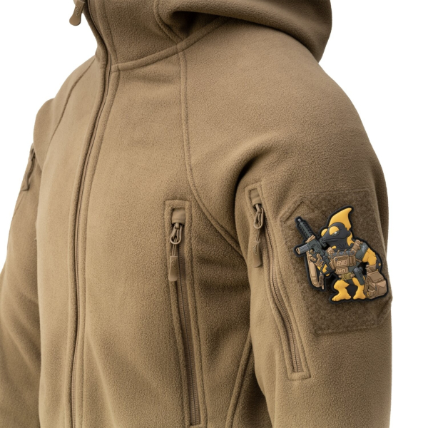 Флісова кофта Helikon Patriot Mk2 Hybrid Fleece - Black - фото №18