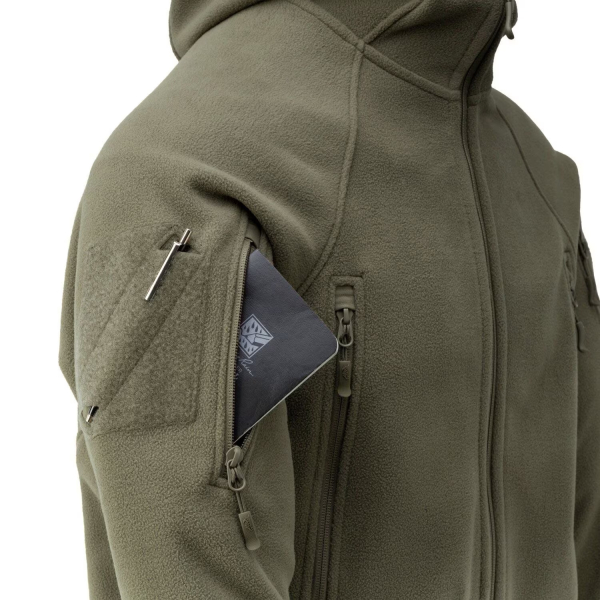 Флісова кофта Helikon Patriot Mk2 Hybrid Fleece - Black - фото №13