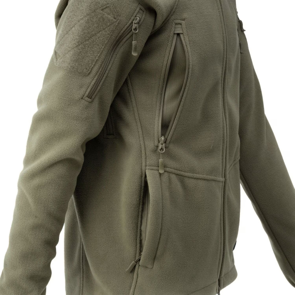 Флісова кофта Helikon Patriot Mk2 Hybrid Fleece - Black - фото №14