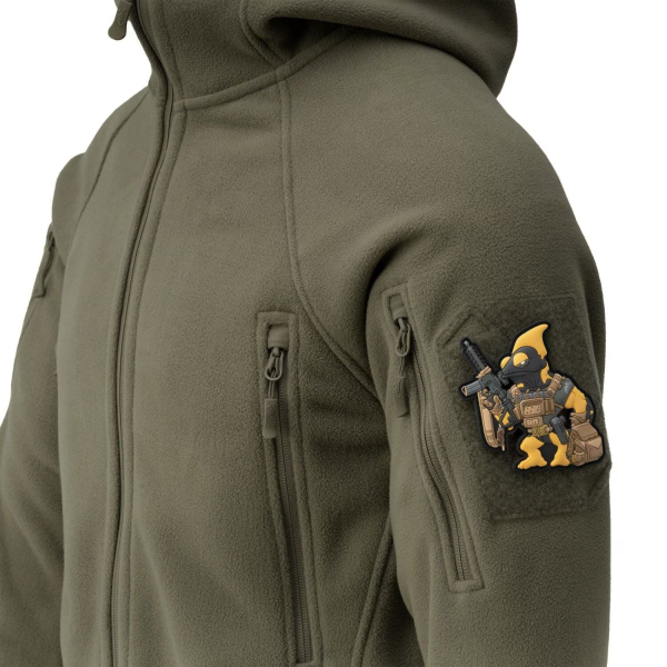 Флісова кофта Helikon Patriot Mk2 Hybrid Fleece - Black - фото №12