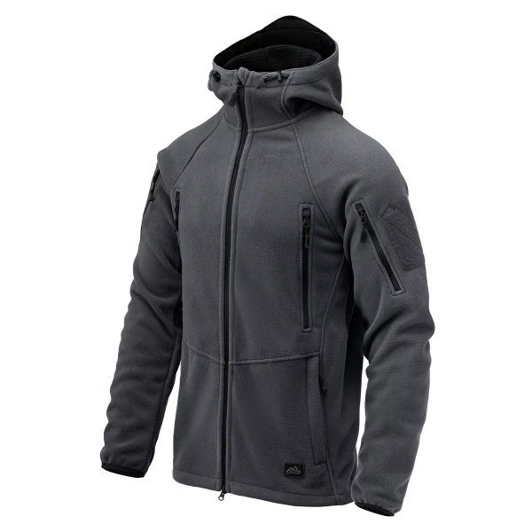 Флісова кофта Helikon Patriot Mk2 Hybrid Fleece - Black - фото №22