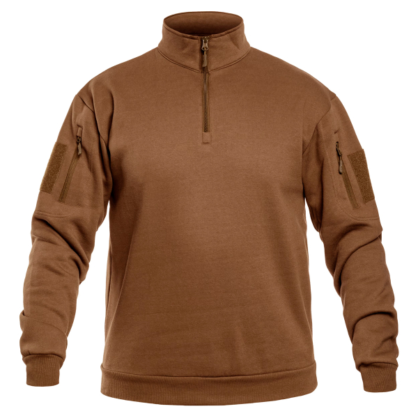 Кофта тактична MIL-TEC Tactical Sweatshirt Black - фото №4