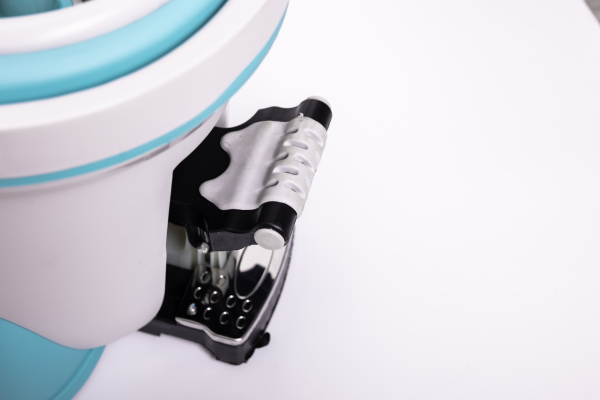 Комплект швабра з відром і віджимом, телескопічна ручка, мікрофібра для підлоги, набір для прибирання HP-35015-1 - фото №3