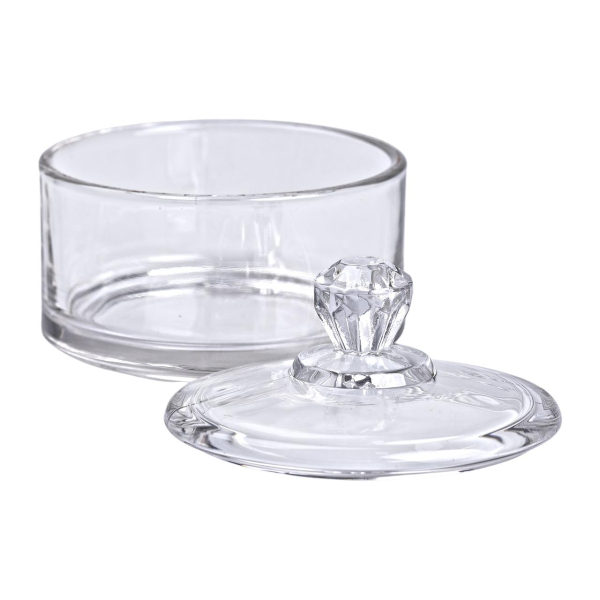 Цукерниця з кришкою Ø 10 см скляна HP-YH-24 - фото №4