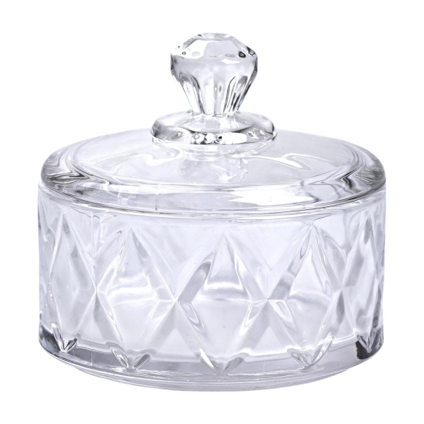 Цукерниця з кришкою Ø 10 скляна HP-YH-20 - фото №2