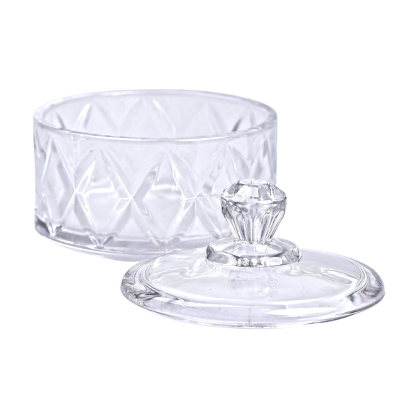 Цукерниця з кришкою Ø 10 скляна HP-YH-20 - фото №3