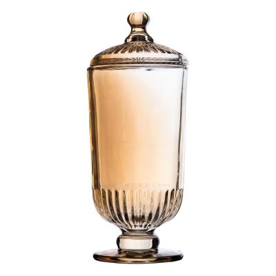 Цукерниця з кришкою скляна Ø10 см HP-YH-17 - фото