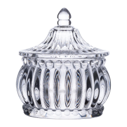 Цукерниця скляна з кришкою Ø 8 см у східному стилі HP-YH-2