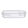 Контейнер для їжі пластиковий 32.5х17.5х6 см харчовий контейнер з індикатором дати 1 л Білий HP-27-7 - фото №4