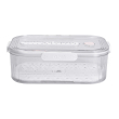Контейнер для їжі пластиковий 32.5х22.5х11 см харчовий контейнер з індикатором дати 4.2 л Білий HP-27-2 - фото №5