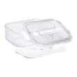 Контейнер для їжі пластиковий 32.5х22.5х11 см харчовий контейнер з індикатором дати 4.2 л Білий HP-27-2 - фото №7