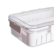 Контейнер для їжі з 2 відсіками 23.5х17х7 см судок для їжі пластиковий 1.4 л Білий HP-27-11 - фото №5