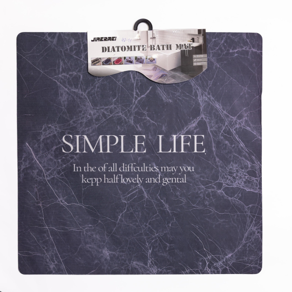 Килимок для ванної кімнати Simple Life 58*58 см діатомітовий HP-42-11 - фото №3