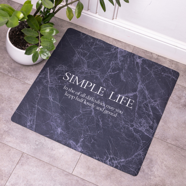 Килимок для ванної кімнати Simple Life 58*58 см діатомітовий HP-42-11 - фото №4