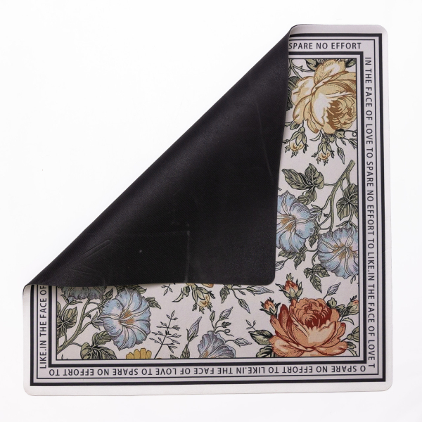 Килимок для ванної кімнати Flowers 58*58 см діатомітовий HP-42-7 - фото №2