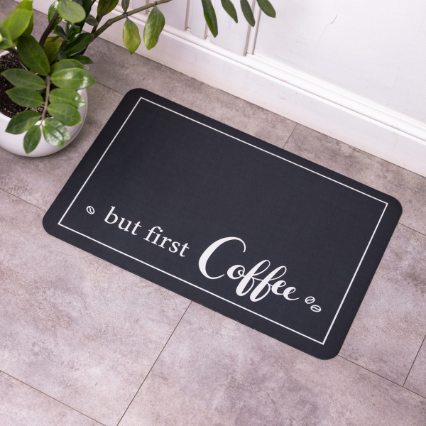 Килимок для кухні But first Coffee 38*58 см діатомітовий HP-42-43 - фото №4