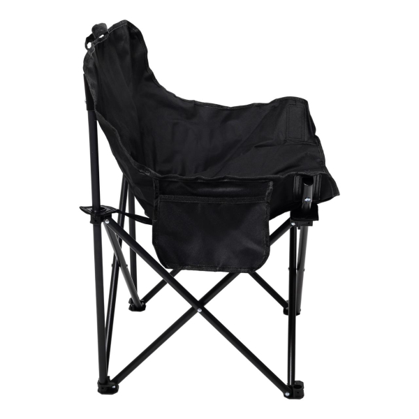 Крісло розкладне туристичне 47х58х70 см з кишенею Чорне SJ-0056-1 - фото №3